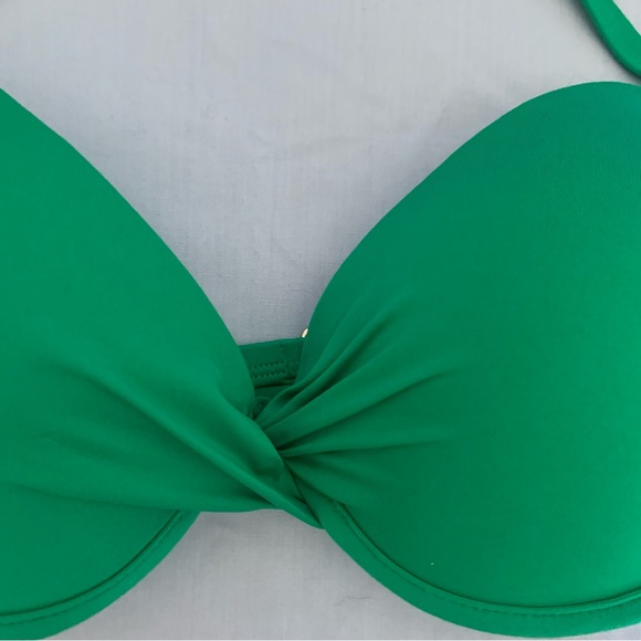 Green Mossimo Medium Padded Bikini Swim Top - Picture 3 of 9